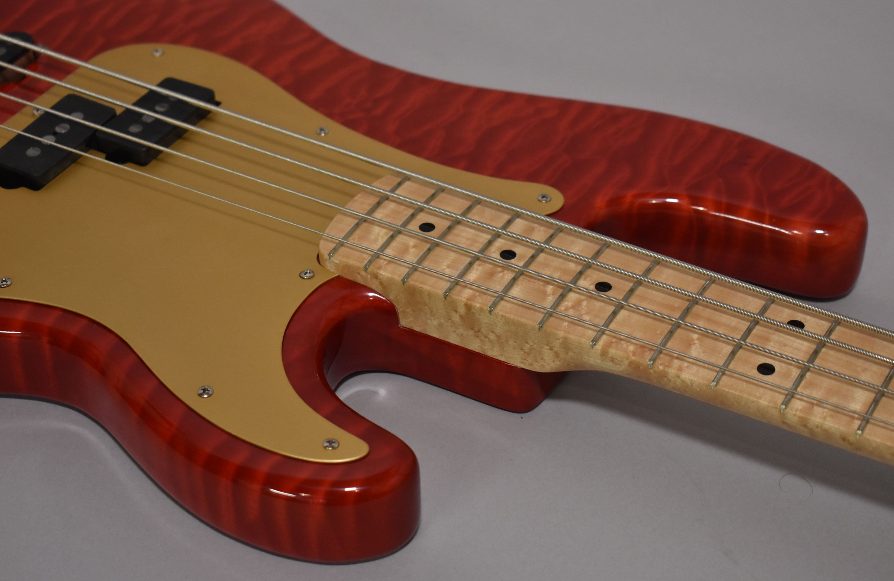 1980s Schecter USA Dallas-Era PJ Bass Employee Build Cherry Red w