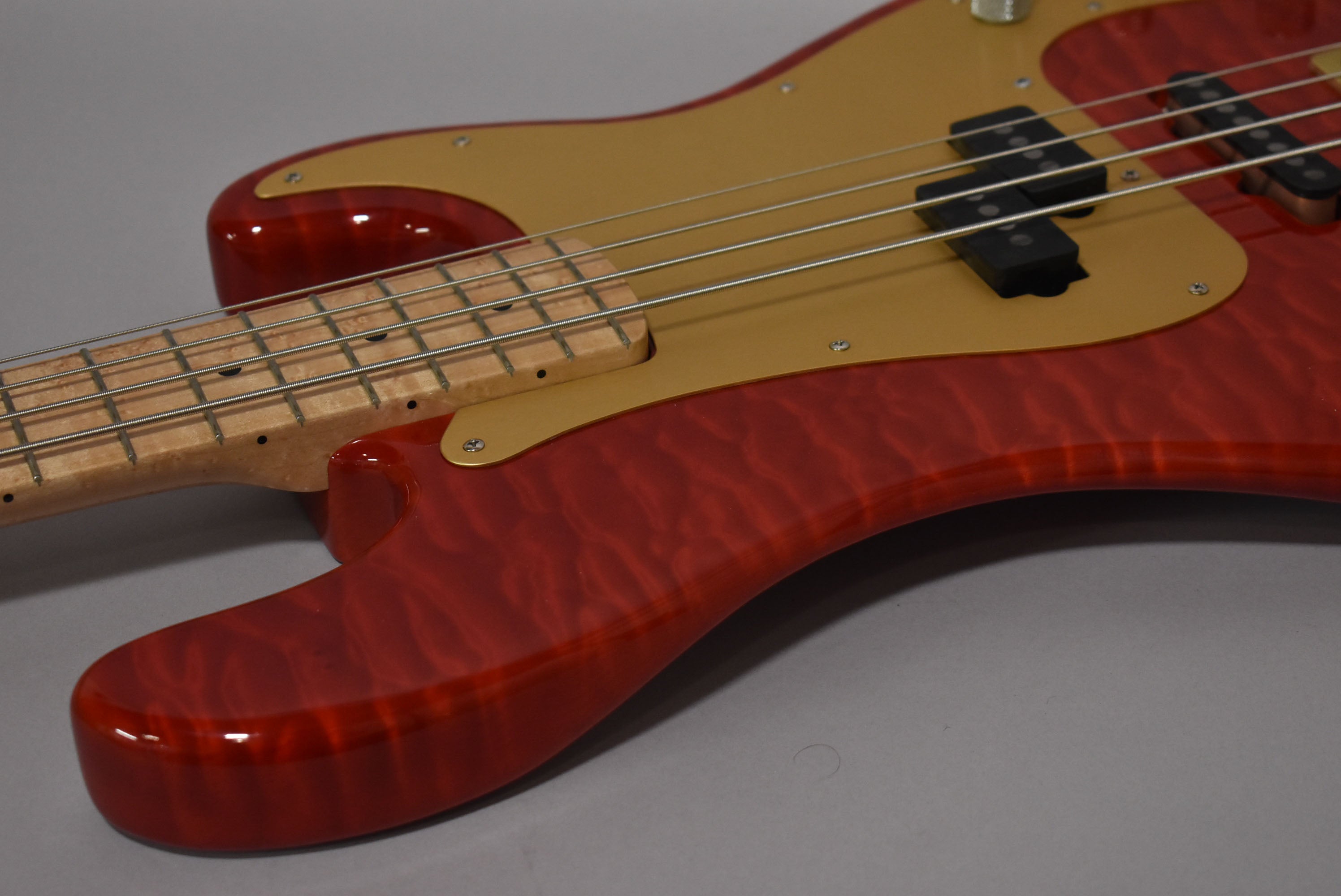 1980s Schecter USA Dallas-Era PJ Bass Employee Build Cherry Red w