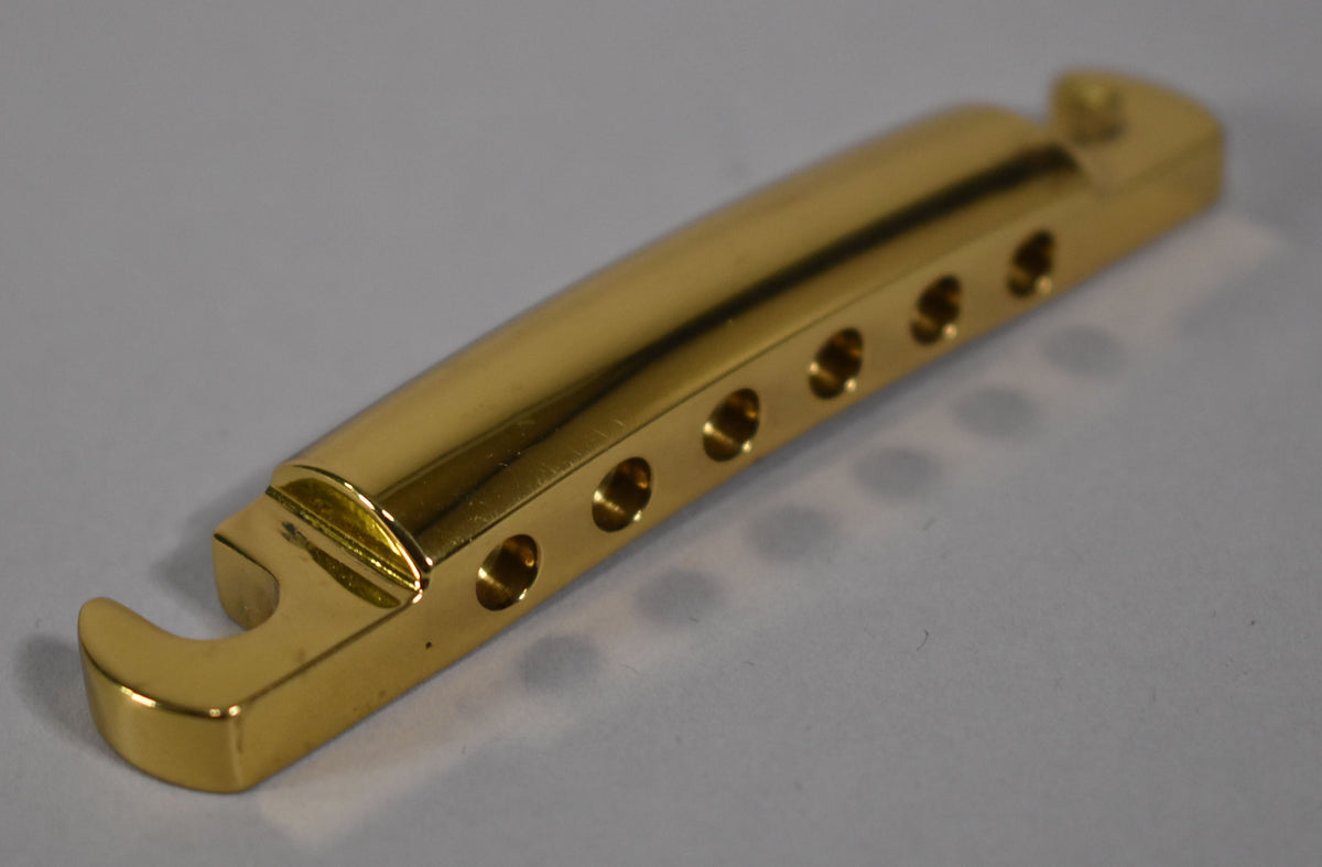 キタコテール 1980s Schecter USA Stoptail Brass Tailpiece NOS – Imperial Vintage