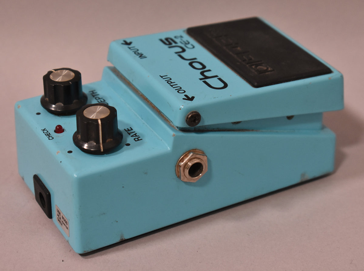 1985 Boss CE-2 Chorus Pedal Blue MIJ Green Label