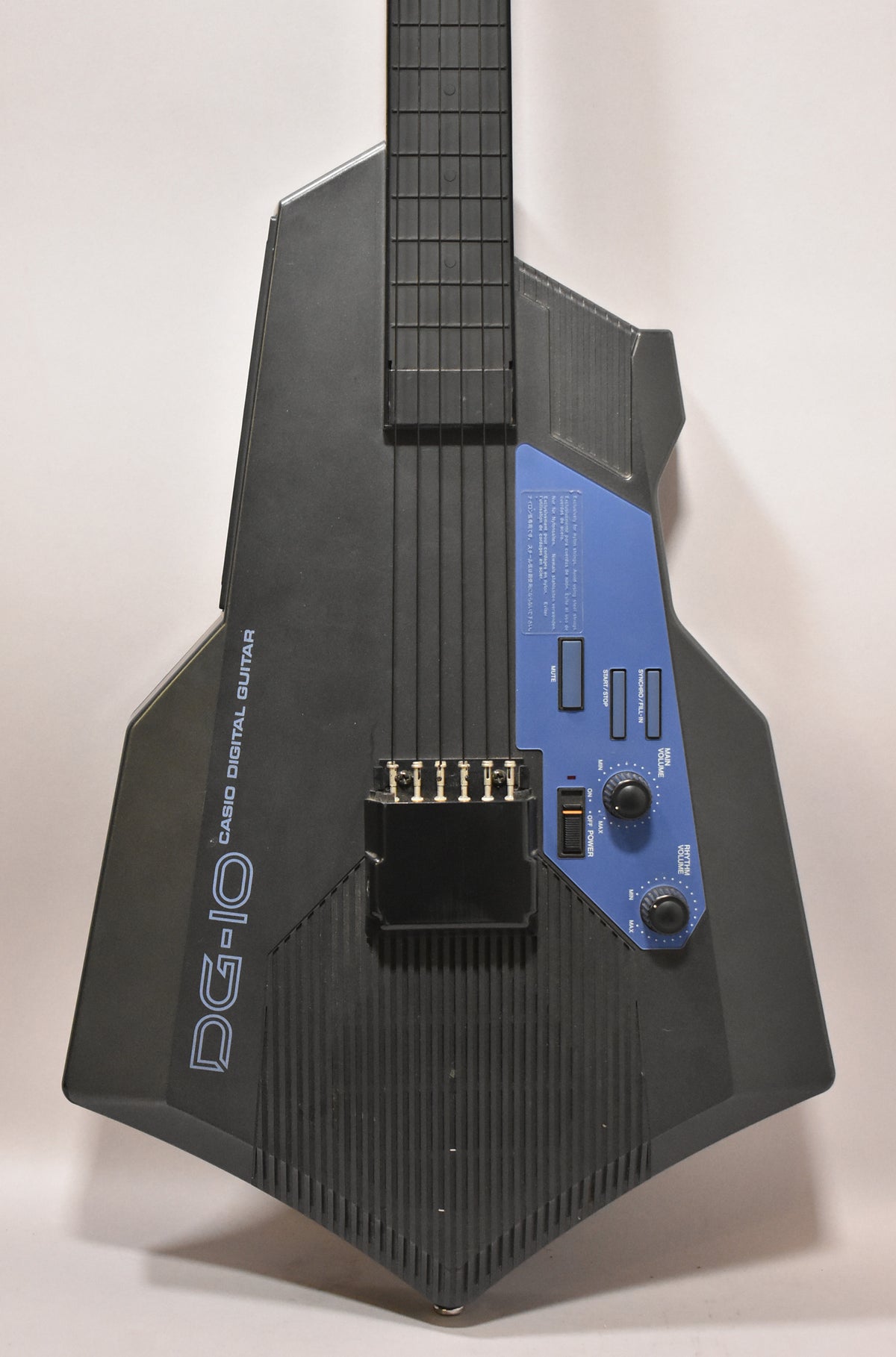 1980's Casio DG-10 Digital Guitar w/Gig Bag