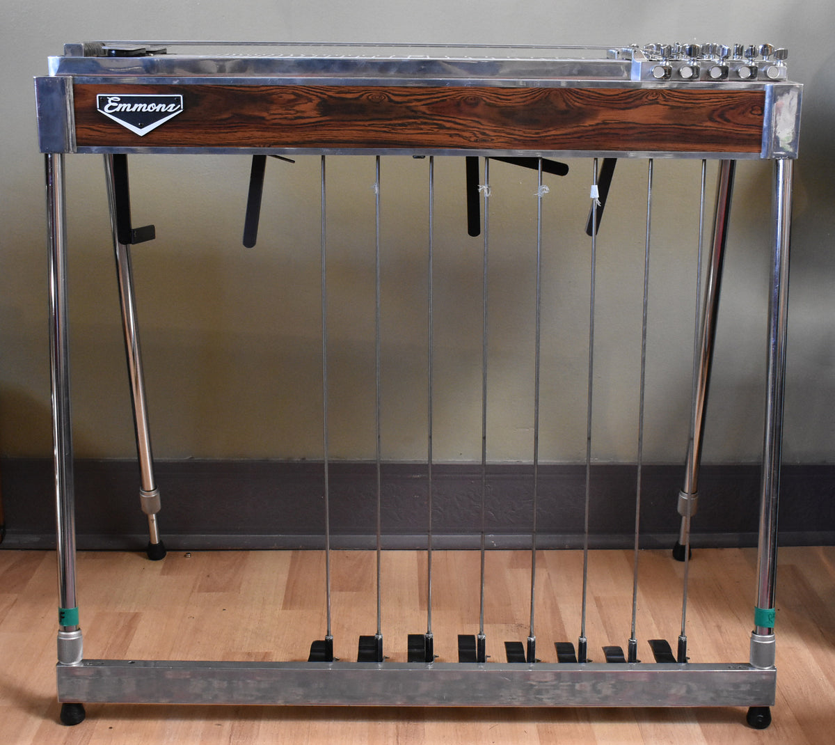 1981 Emmons D10 Double-Neck Pedal Steel Guitar Push Pull w/OHSC