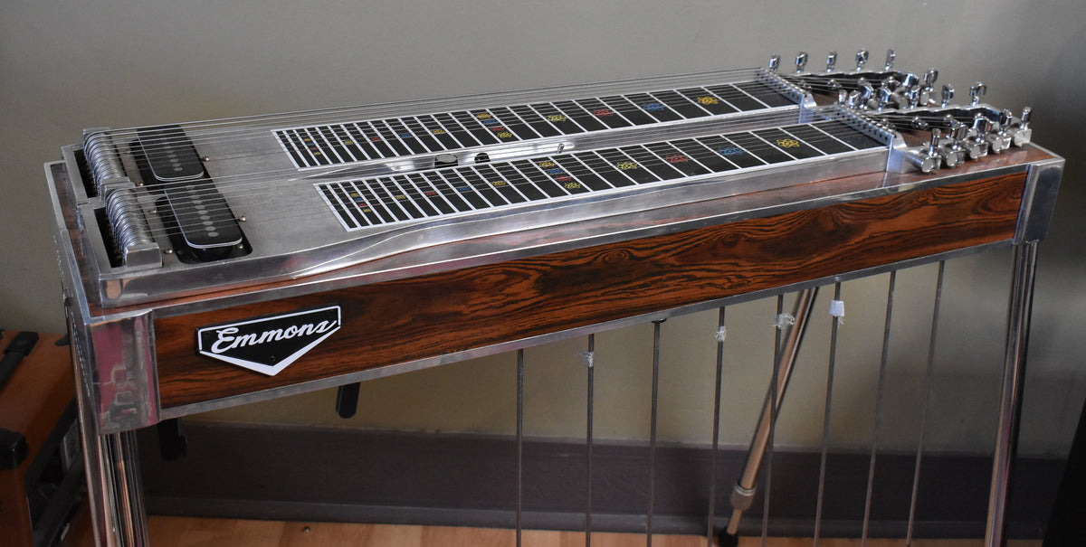 1981 Emmons D10 Double-Neck Pedal Steel Guitar Push Pull w/OHSC