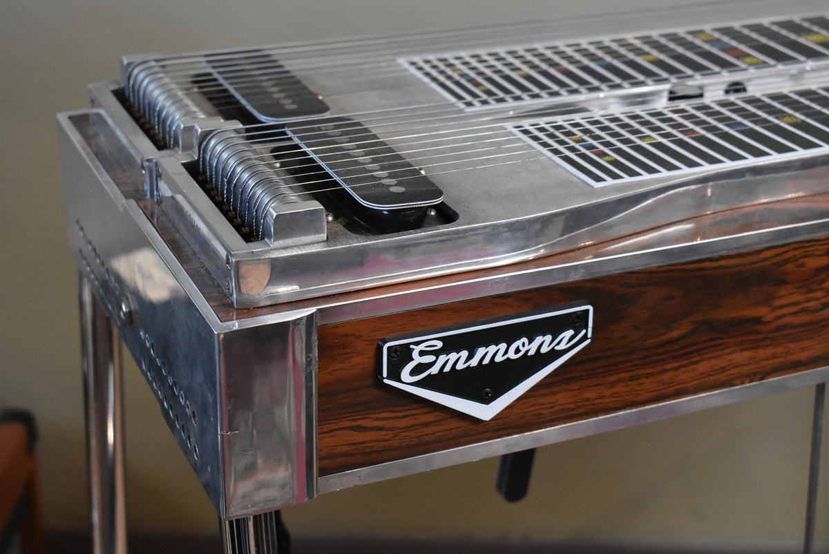 1981 Emmons D10 Double-Neck Pedal Steel Guitar Push Pull w/OHSC