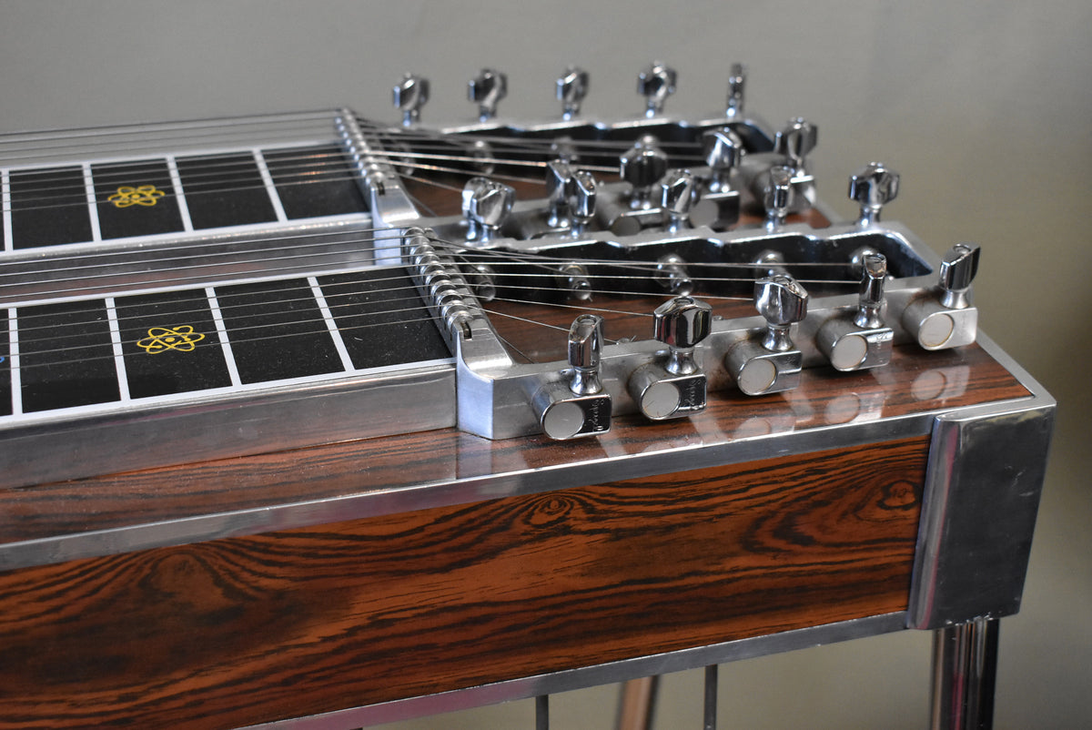 1981 Emmons D10 Double-Neck Pedal Steel Guitar Push Pull w/OHSC