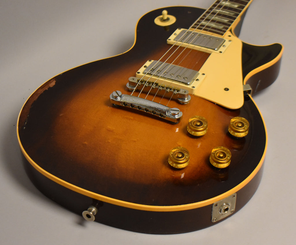 gibson les paul standard 1980 tobacco sunburst Guitar For Sale GuitarPoint Gibson Les Paul Standard Cherry
