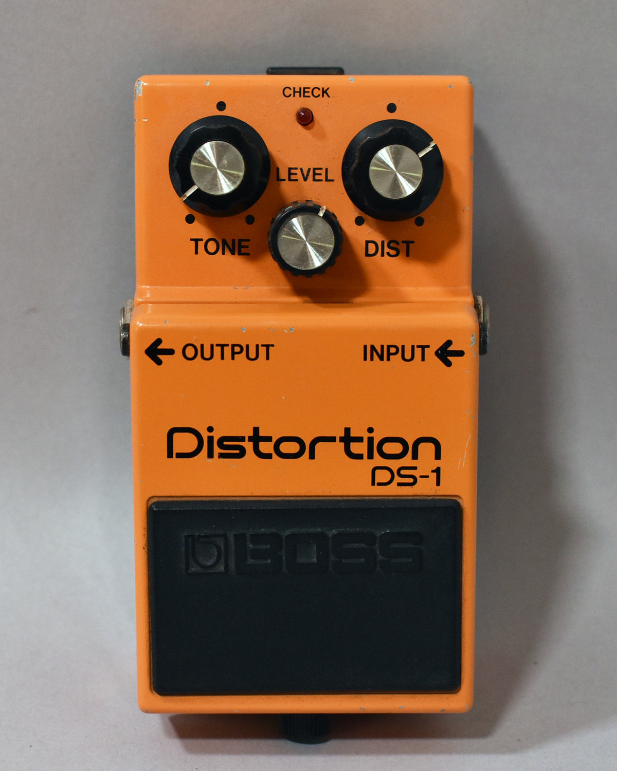 1982 Boss DS-1 Distortion Pedal Orange MIJ Black Label