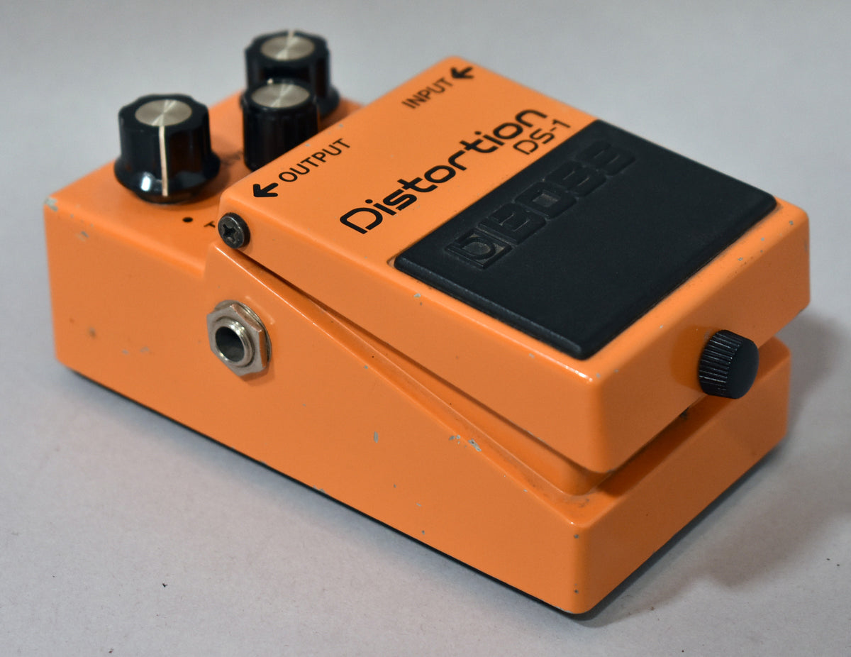 1982 Boss DS-1 Distortion Pedal Orange MIJ Black Label