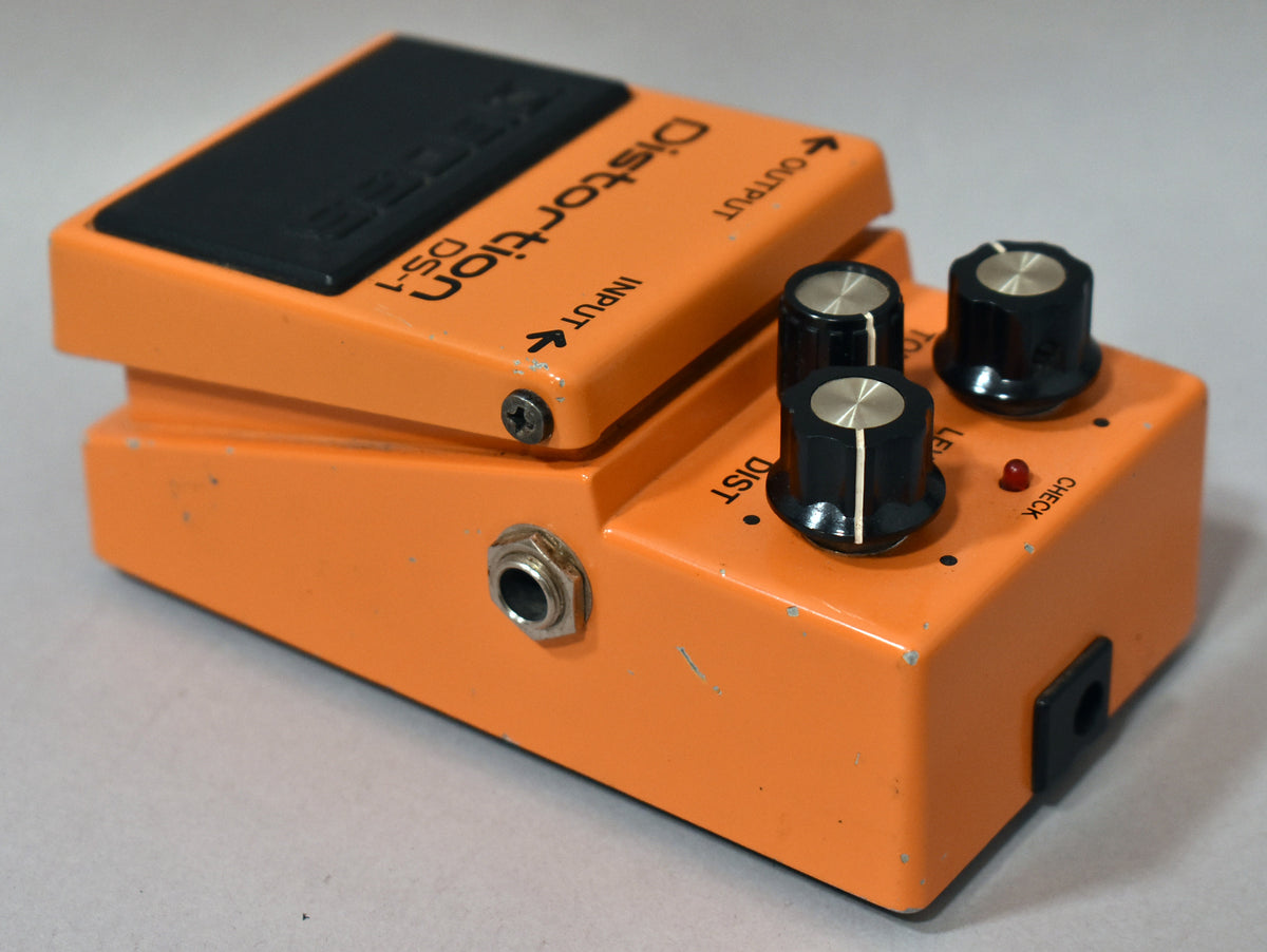 1982 Boss DS-1 Distortion Pedal Orange MIJ Black Label