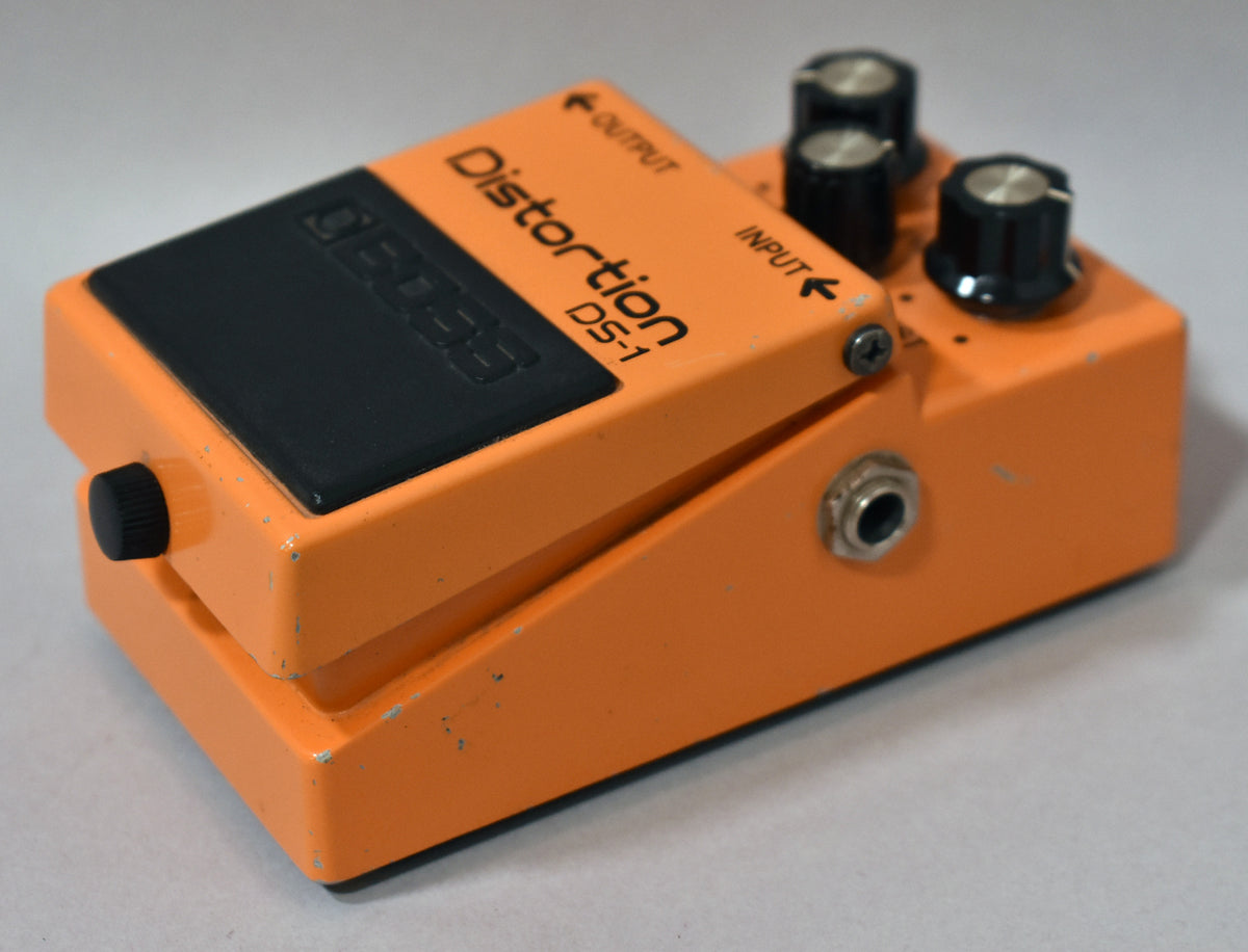 1982 Boss DS-1 Distortion Pedal Orange MIJ Black Label