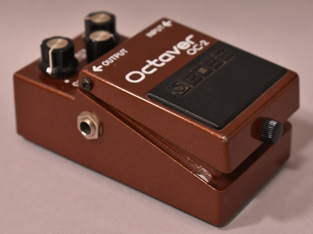 1983 Boss OC-2 Octaver Pedal Brown MIJ Black Label