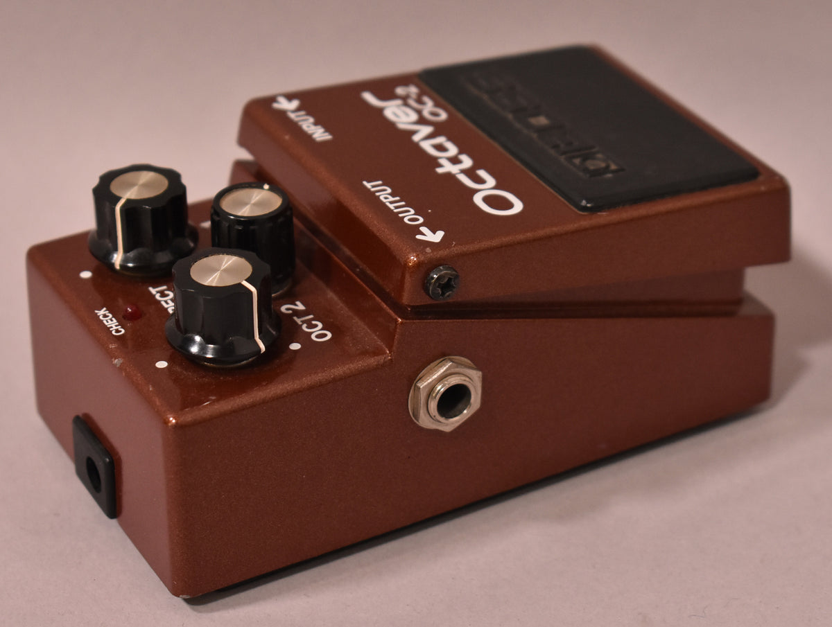 1983 Boss OC-2 Octaver Pedal Brown MIJ Black Label