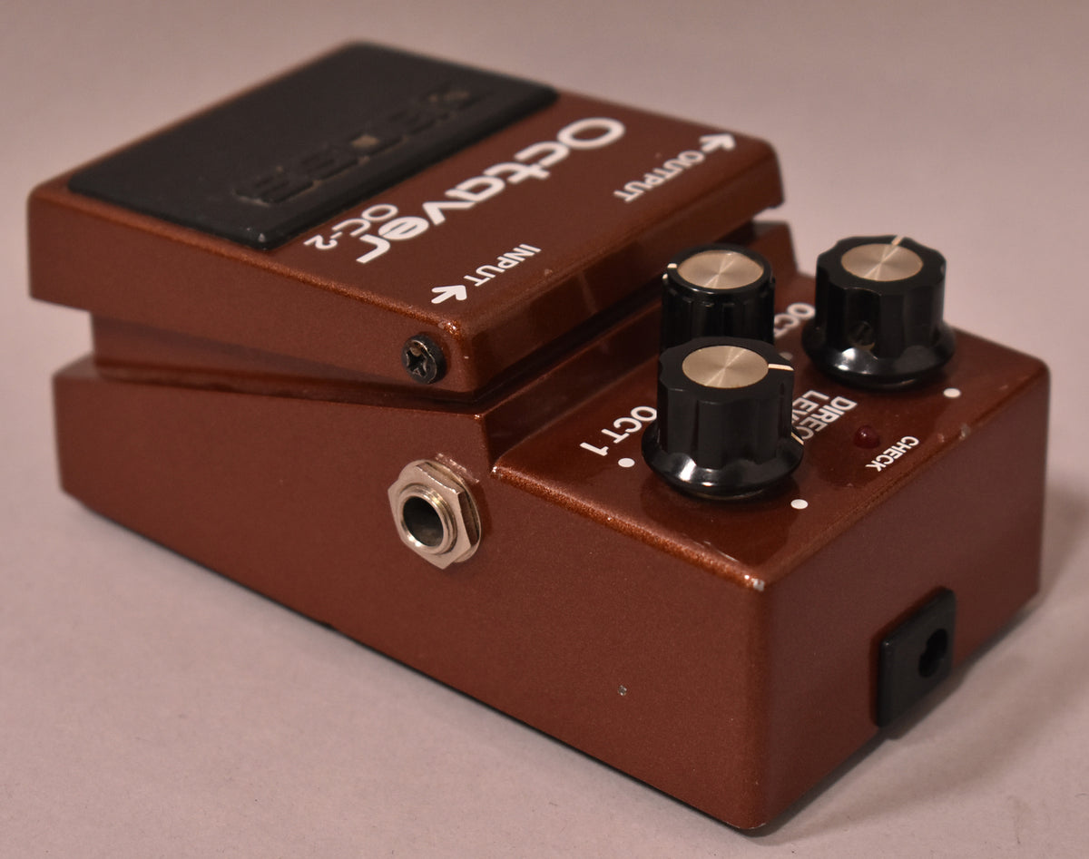 1983 Boss OC-2 Octaver Pedal Brown MIJ Black Label