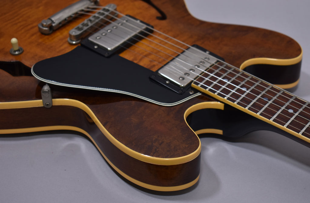 1983 Gibson ES-335 Dot Reissue Tim Shaw Flame Maple Sunburst Finish w/OHSC