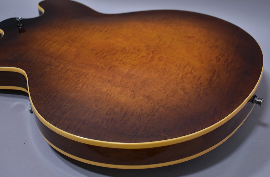 1983 Gibson ES-335 Dot Reissue Tim Shaw Flame Maple Sunburst Finish w/OHSC