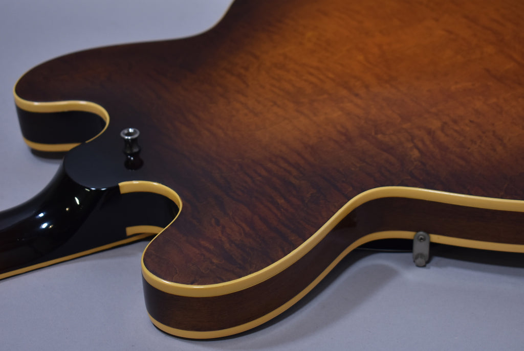 1983 Gibson ES-335 Dot Reissue Tim Shaw Flame Maple Sunburst Finish w/OHSC