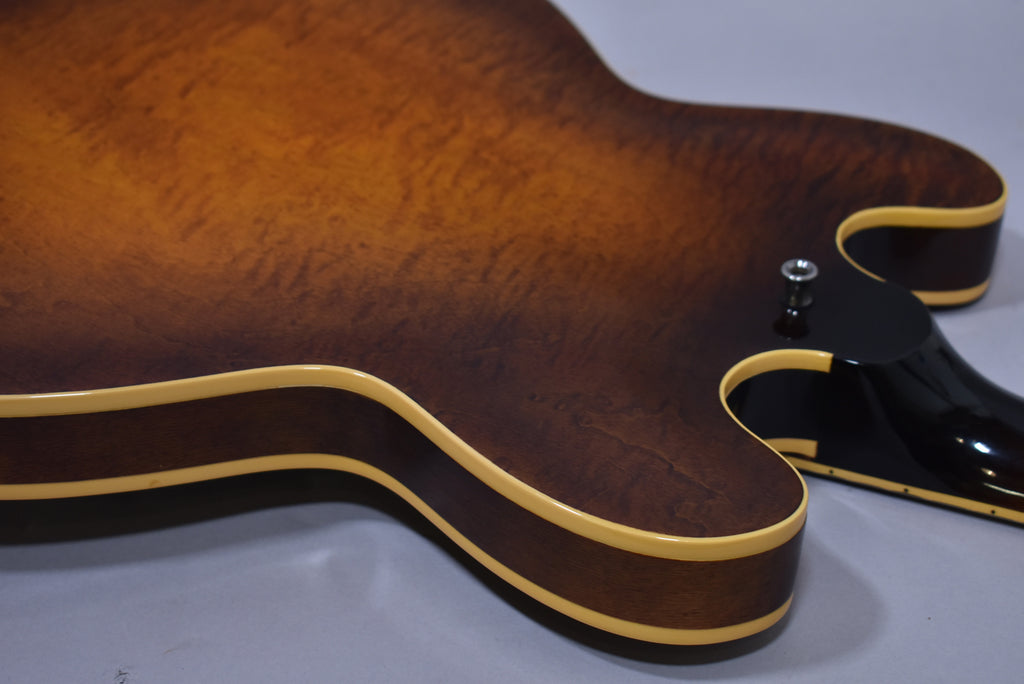 1983 Gibson ES-335 Dot Reissue Tim Shaw Flame Maple Sunburst Finish w/OHSC