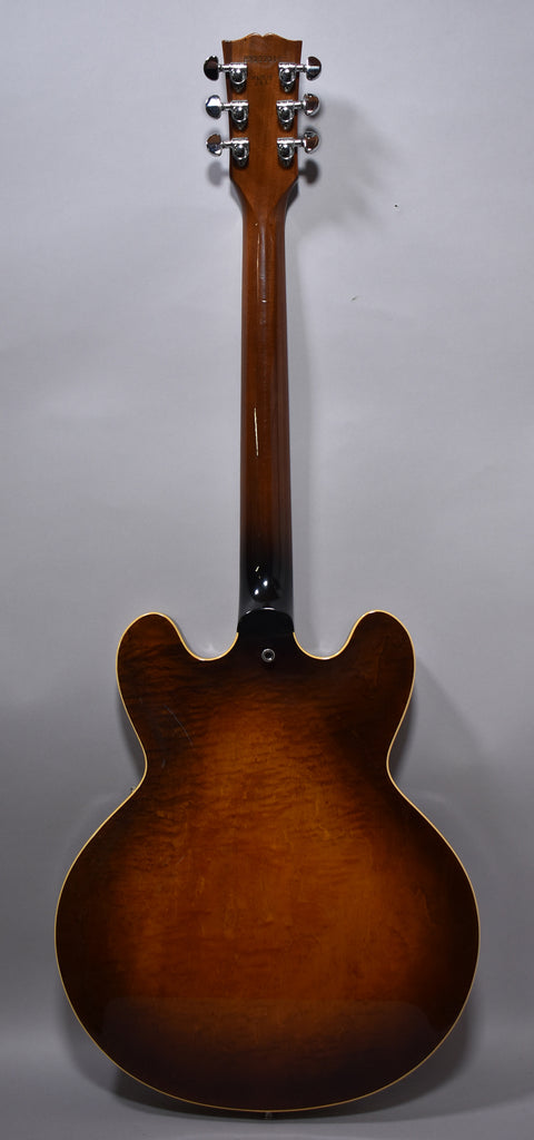 1983 Gibson ES-335 Dot Reissue Tim Shaw Flame Maple Sunburst Finish w/OHSC