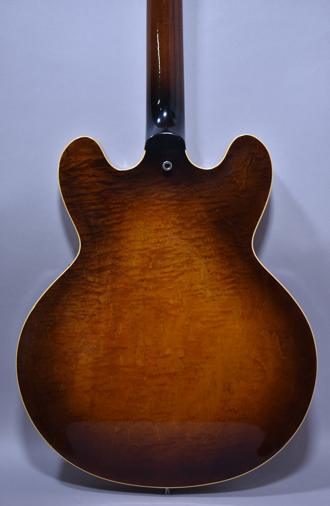1983 Gibson ES-335 Dot Reissue Tim Shaw Flame Maple Sunburst Finish w/OHSC