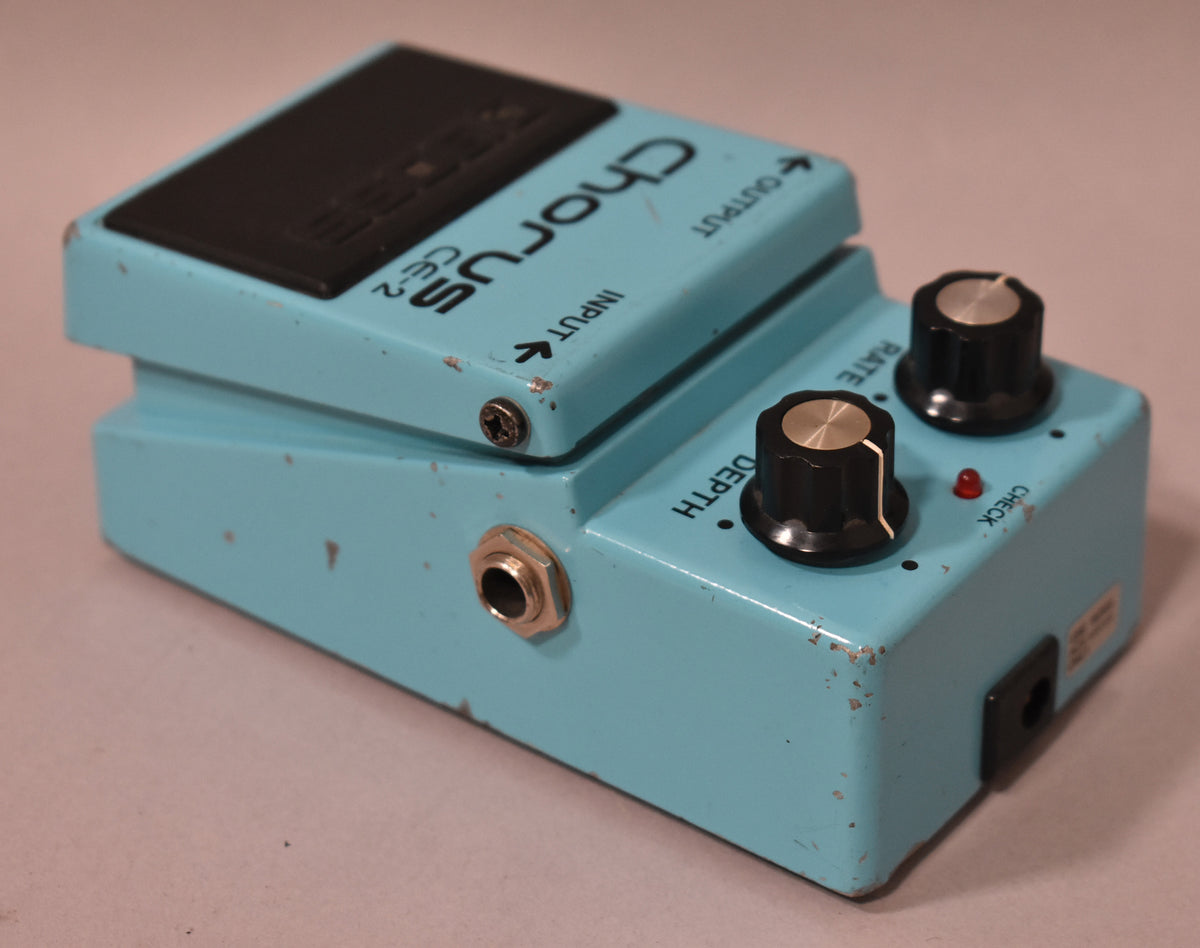 1986 Boss CE-2 Chorus Pedal Blue MIJ Green Label