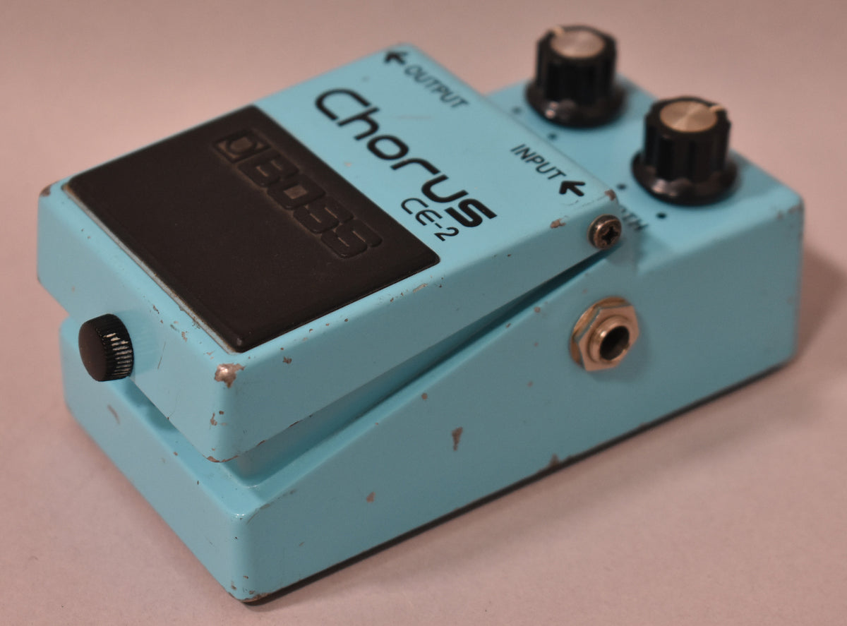 1986 Boss CE-2 Chorus Pedal Blue MIJ Green Label