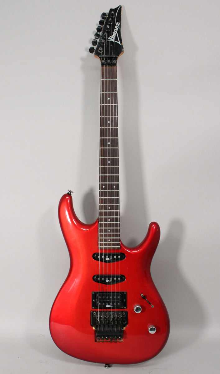 1987 Ibanez 540R Radius Series Floyd Rose HSS MIJ Jewel Red Finish