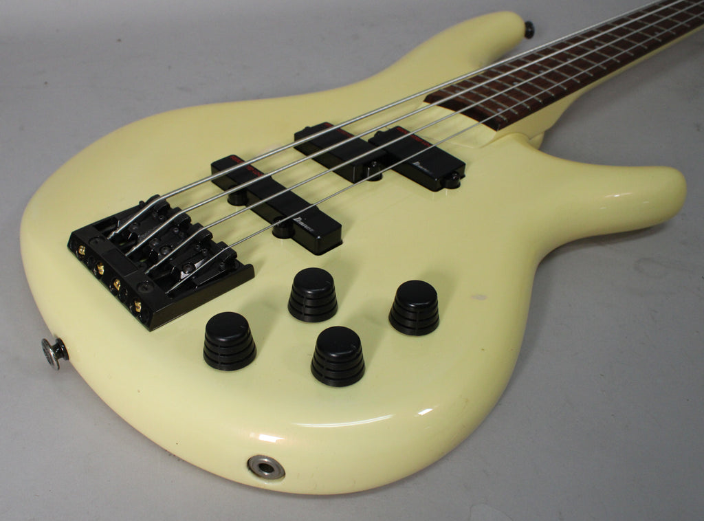 1987 Ibanez SR800 Pearl White MIJ Electric Bass w/ Gig Bag
