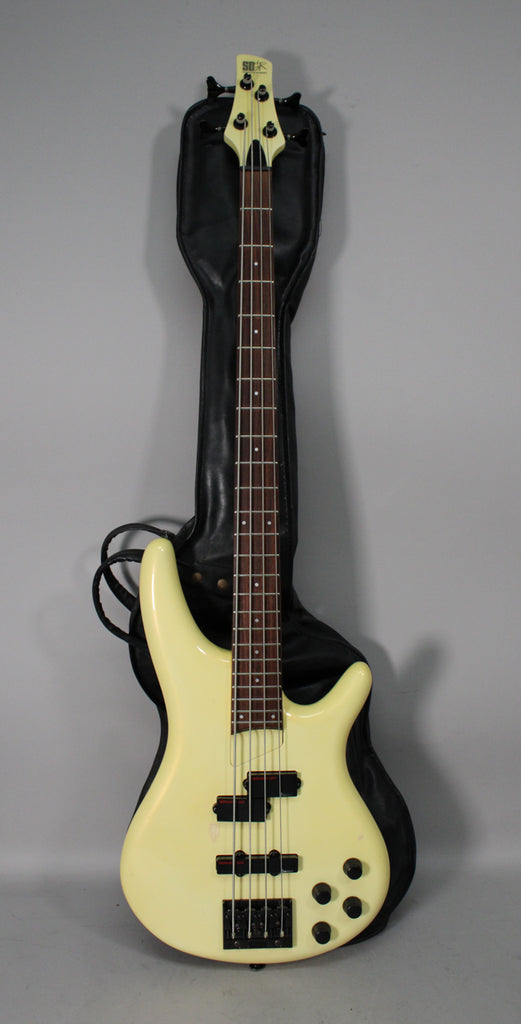 1987 Ibanez SR800 Pearl White MIJ Electric Bass w/ Gig Bag