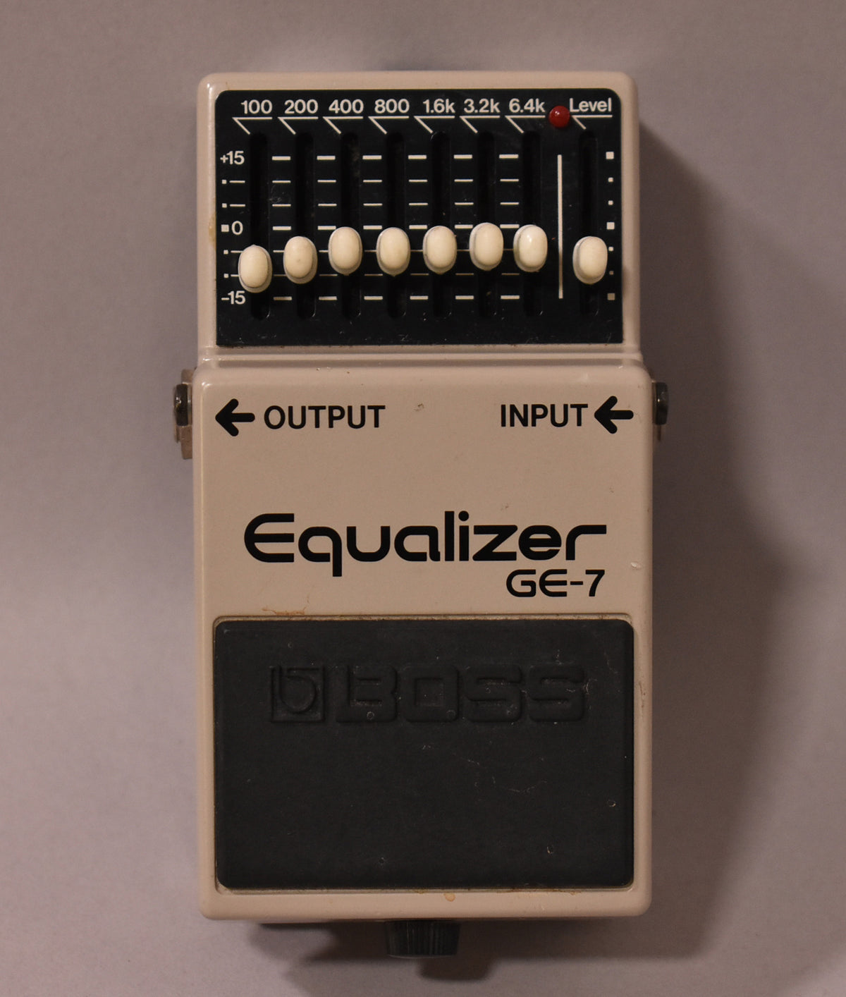 1988 Boss GE-7 Graphic Equalizer Pedal Grey MIJ Black Label