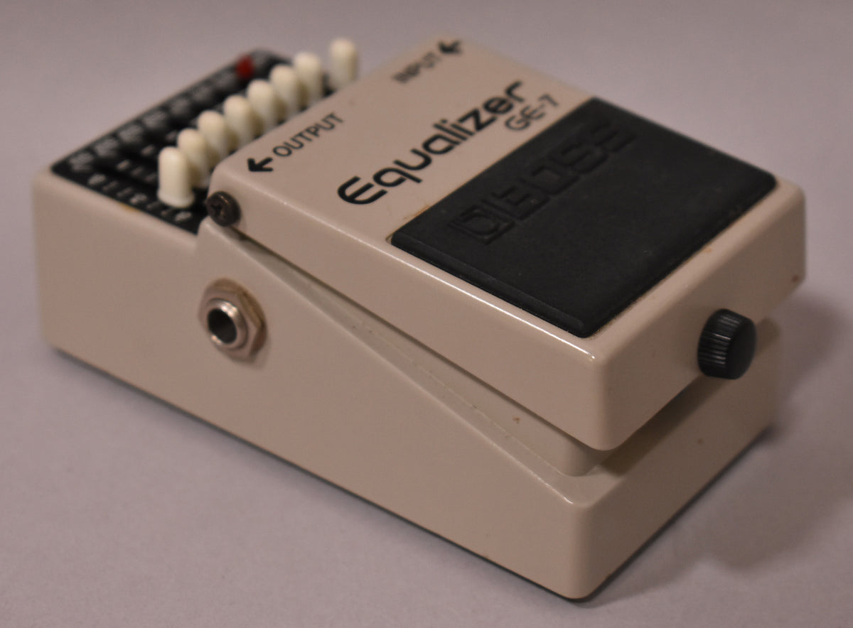 1988 Boss GE-7 Graphic Equalizer Pedal Grey MIJ Black Label