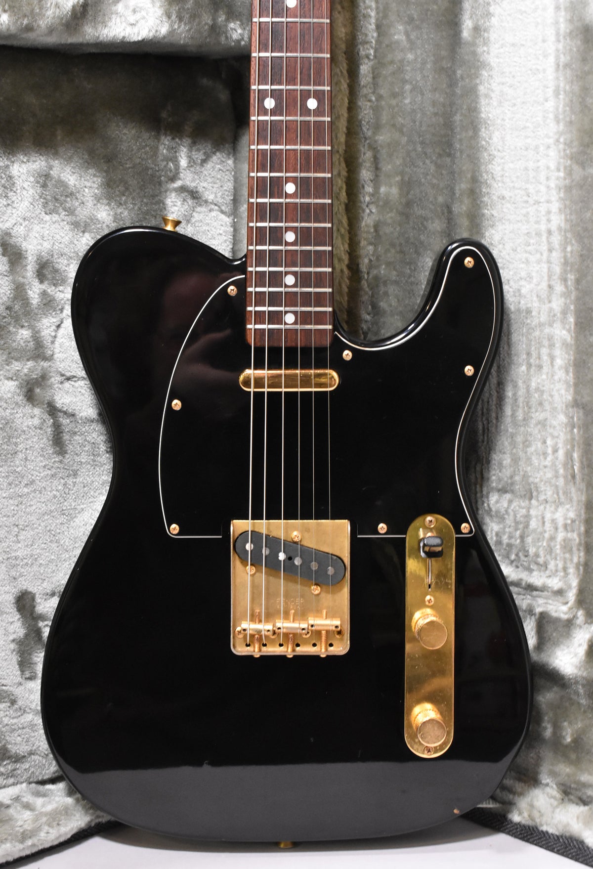1988 Fender Japan Telecaster TLG80-60 E-Series Black Finish MIJ w/HSC