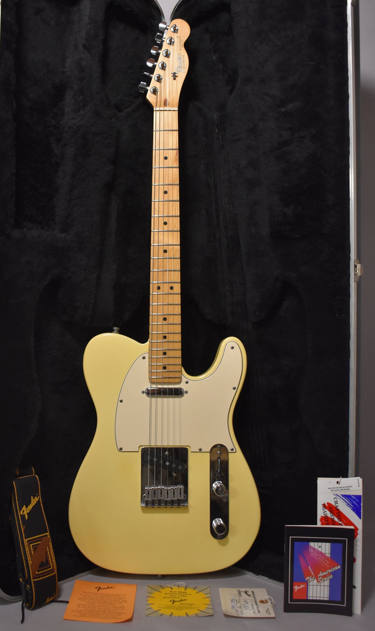 FENDER USA Standard Telecaster 1989年製 1989 Fender American Standard Telecaster Olympic White w/OHSC