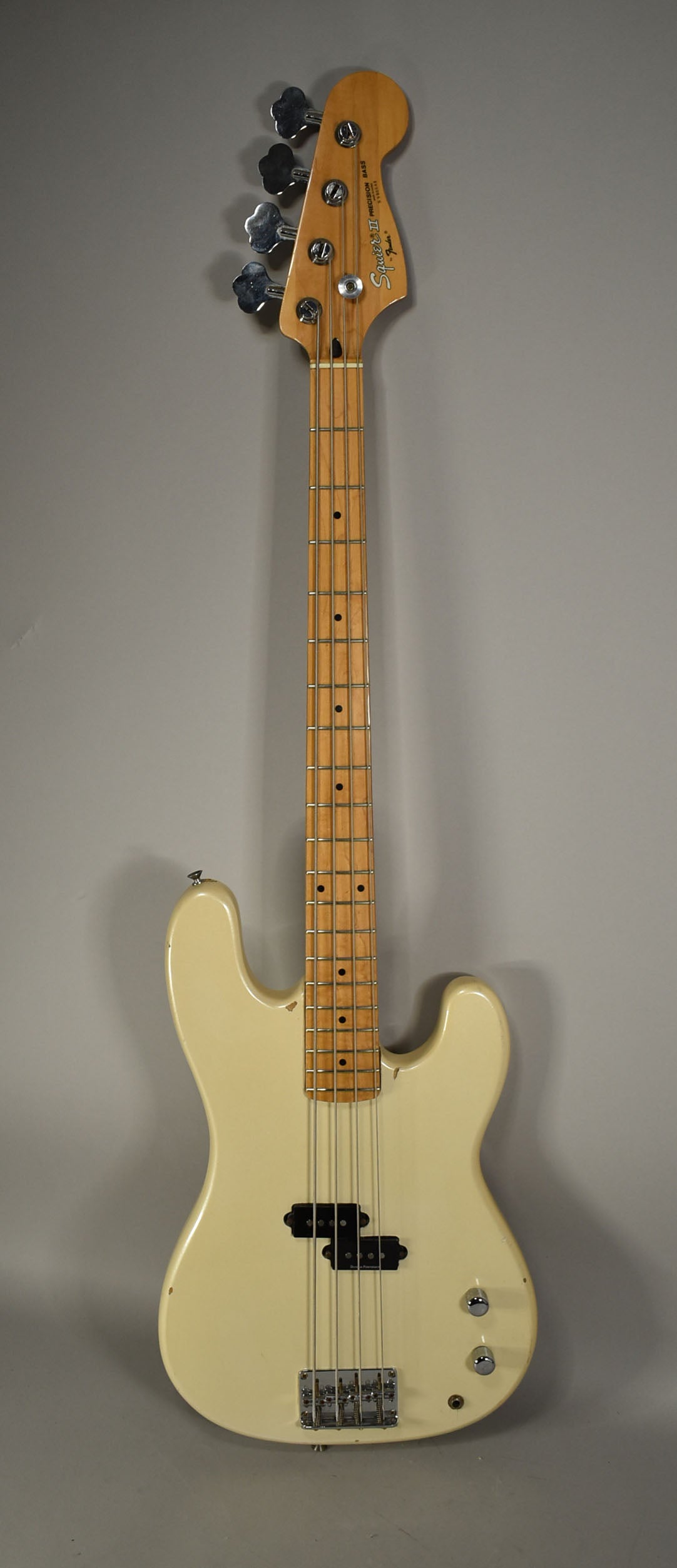 1989 Squier II Precision Bass White MIK – Imperial Vintage Guitars
