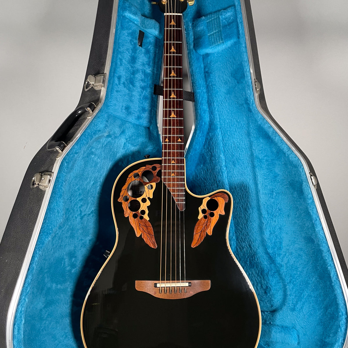 Ovation 1868 アコースティックエレクトリックギター 1990-ovation-acoustic-guitar-