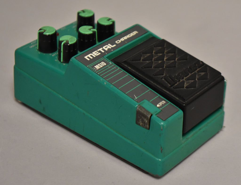 ibanez green pedal 1990s Ibanez MS10 Metal Charger Overdrive Distortion Effects Pedal Gre – Imperial Vintage Guitars