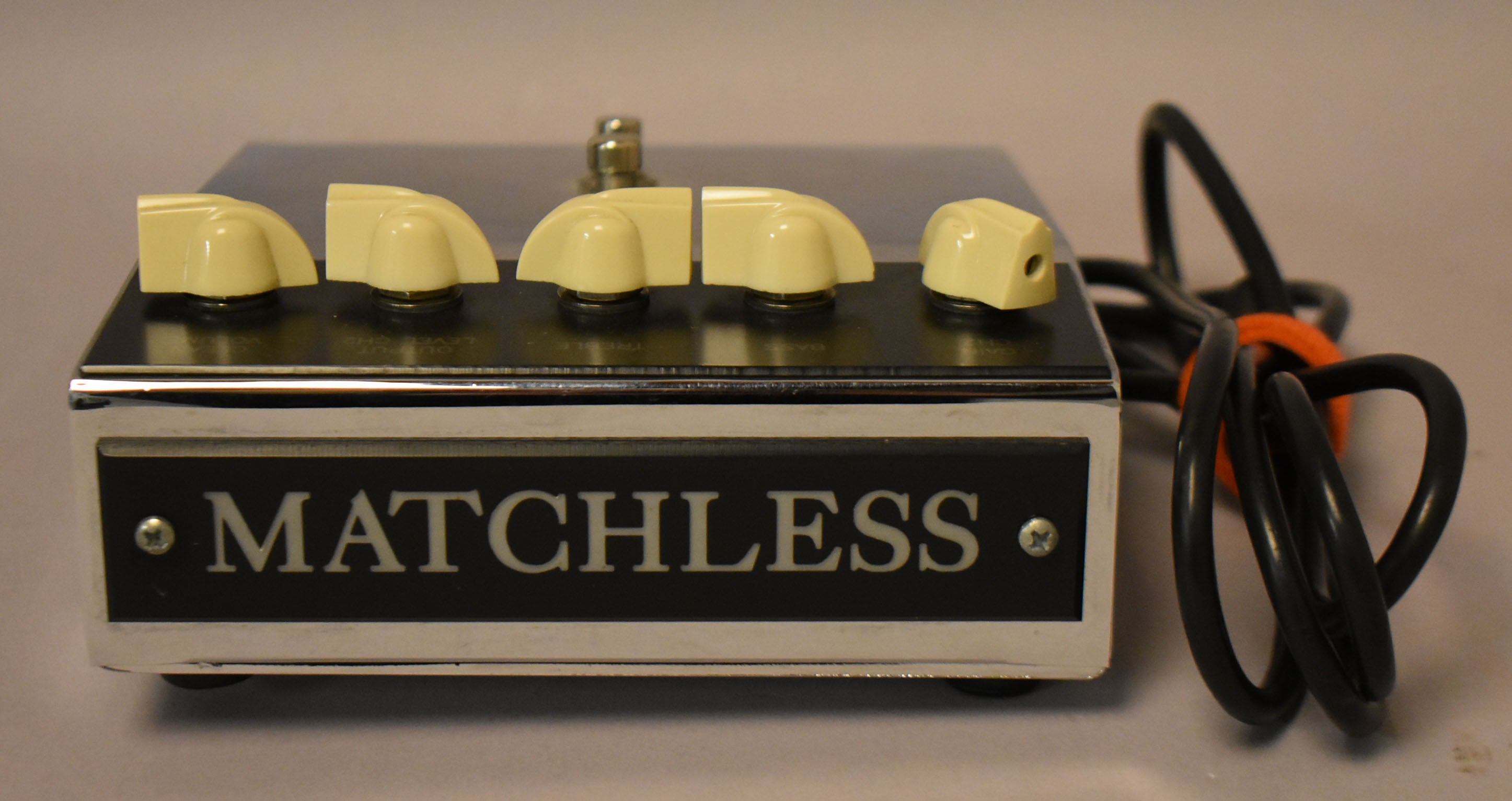 1990s Matchless Hot Box Tube Preamp/Distortion Pedal V1 Silver