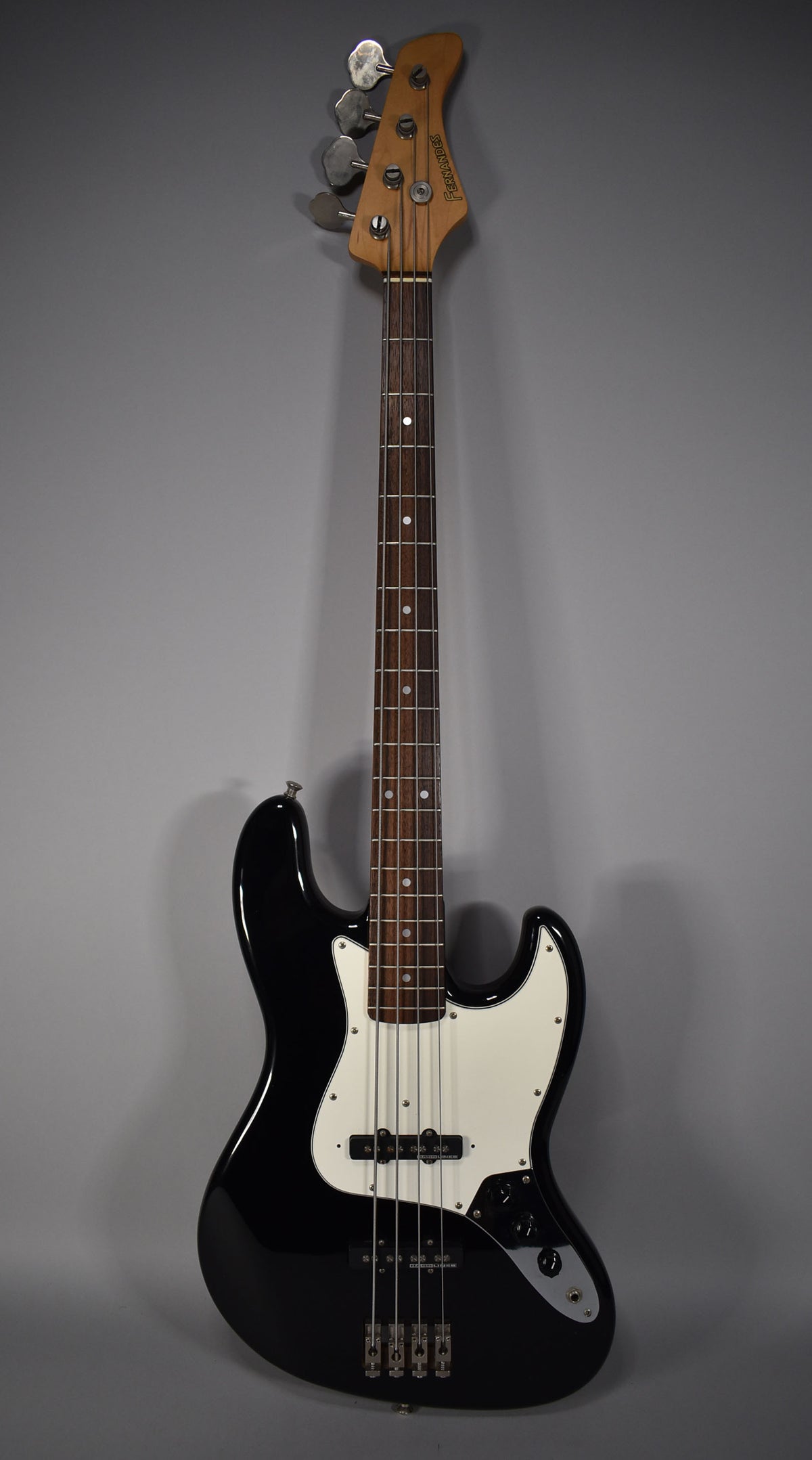 c. 1990's Fernandes MIJ LEB-2 / LEB-J4 Jazz Bass | Black Finish