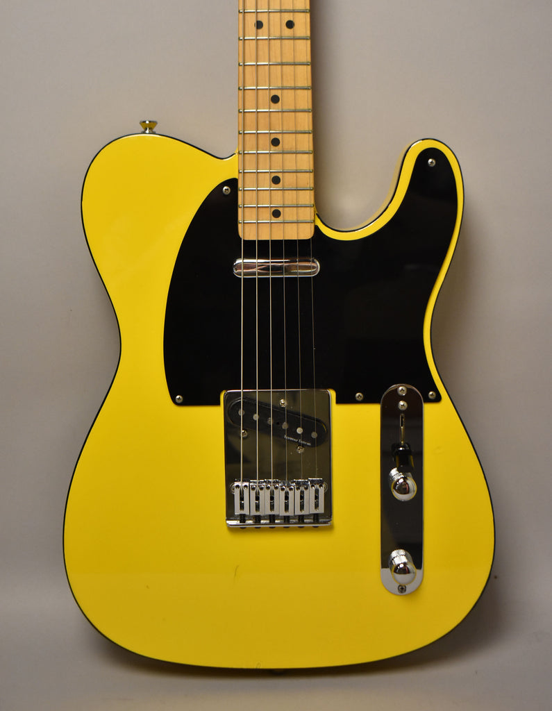 1992-Fender-Custom-Telecaster-Graffiti-Yellow-MIM-Sell-Your-Guitar-Vintage-Guitar-Store