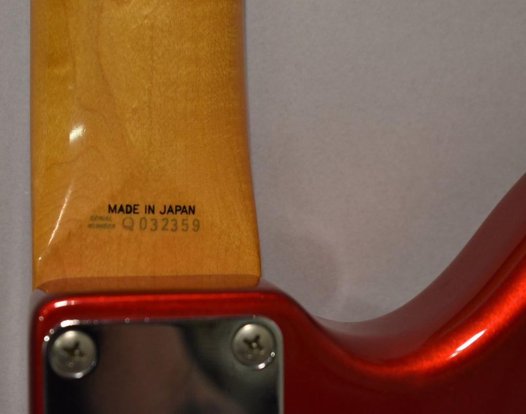 1993 Fender Japan JM66 Jazzmaster Candy Apple Red MIJ Fujigen w/Gig Bag