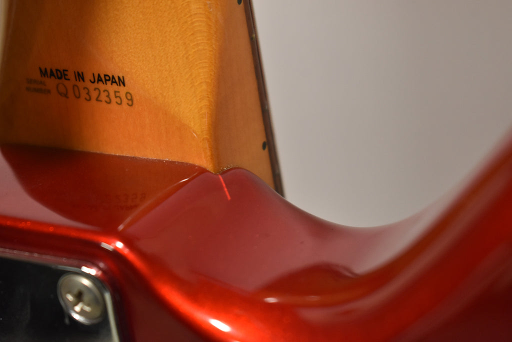 1993 Fender Japan JM66 Jazzmaster Candy Apple Red MIJ Fujigen w/Gig Bag