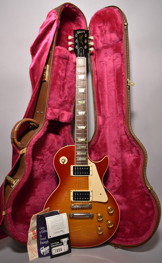1993 Gibson USA 1960 Les Paul Classic Plus Flame Top Cherry Sunburst w/OHSC