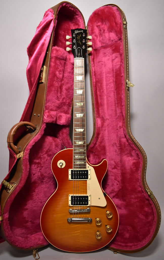 1993 Gibson USA 1960 Les Paul Classic Plus Flame Top Cherry Sunburst w/OHSC