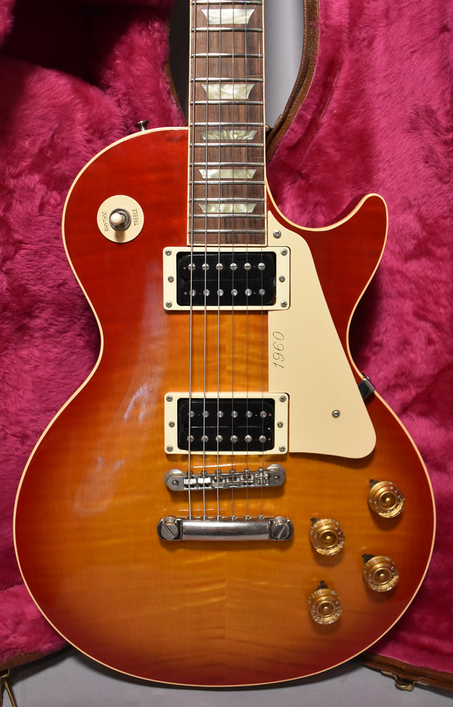 1993 Gibson USA 1960 Les Paul Classic Plus Flame Top Cherry Sunburst w/OHSC