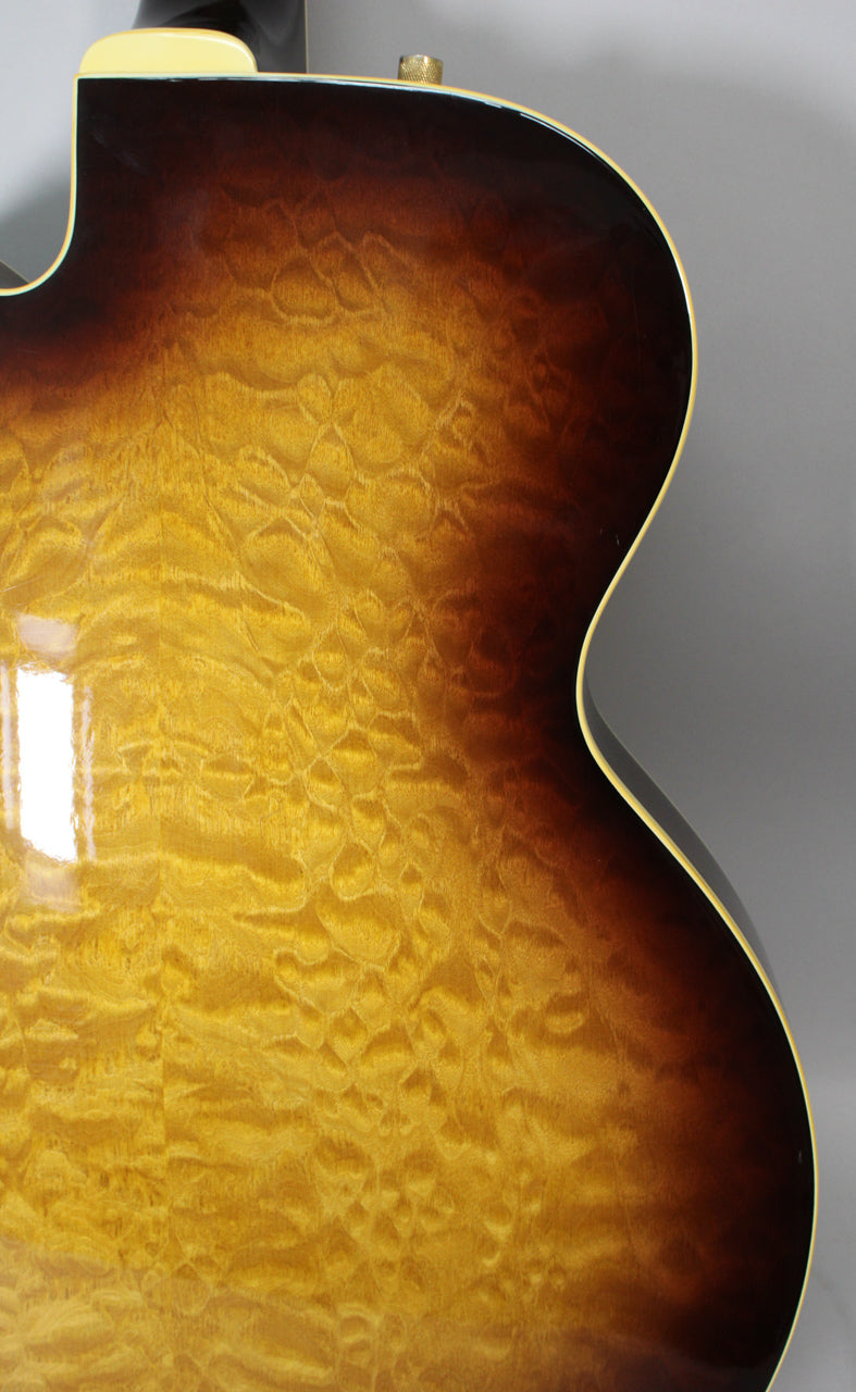 1993 Gretsch 6120-QT Quilted Sunburst Finish Rare Early Terada MIJ Filter’Trons OHSC