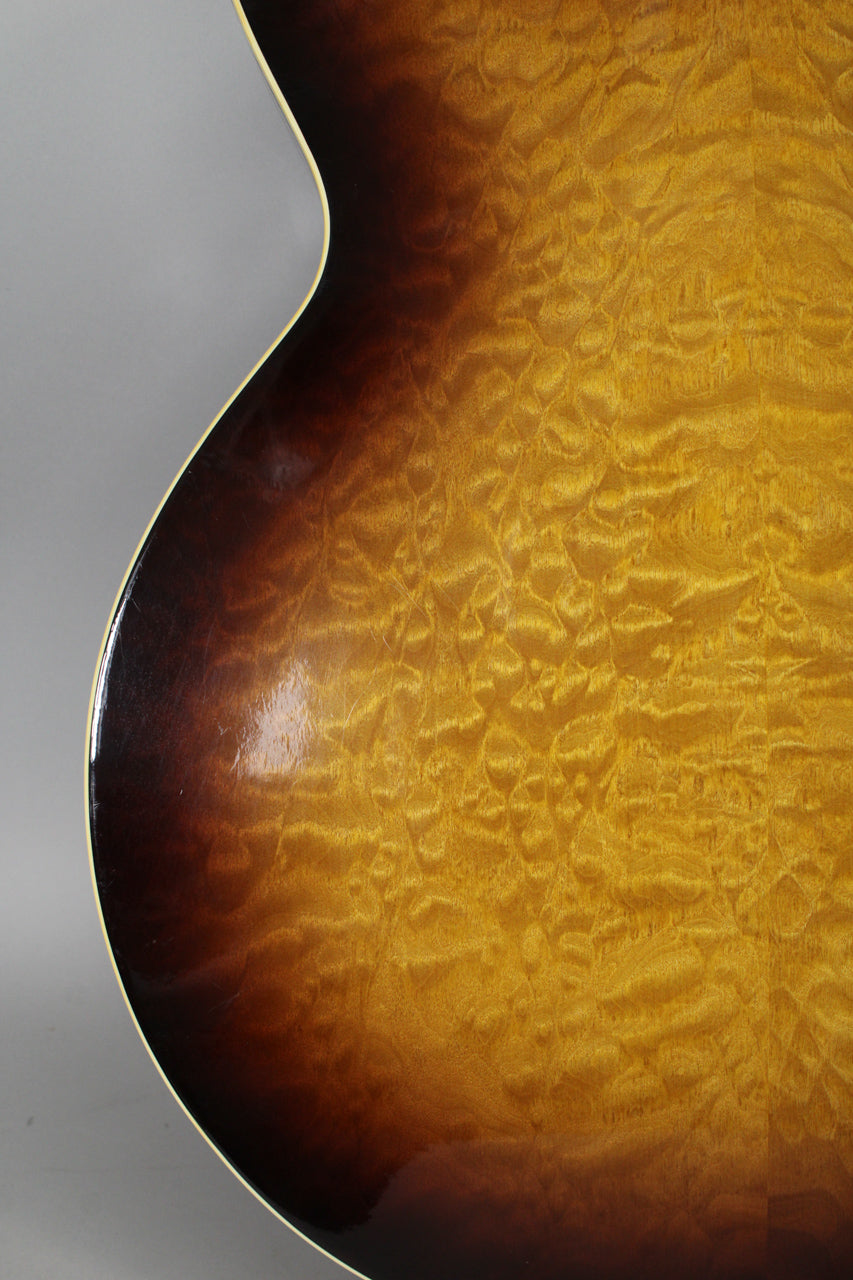 1993 Gretsch 6120-QT Quilted Sunburst Finish Rare Early Terada MIJ Filter’Trons OHSC