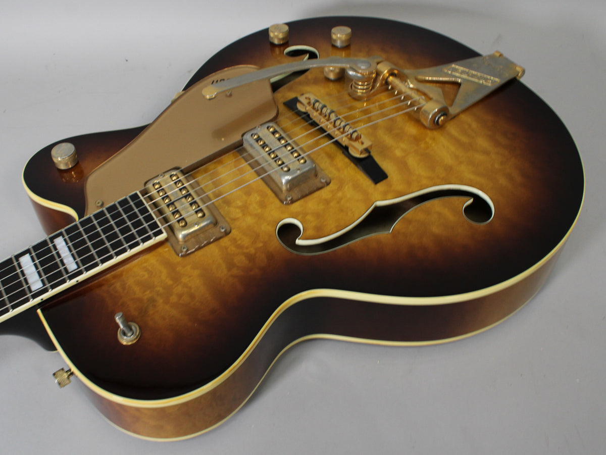 1993 Gretsch 6120-QT Quilted Sunburst Finish Rare Early Terada MIJ Filter’Trons OHSC
