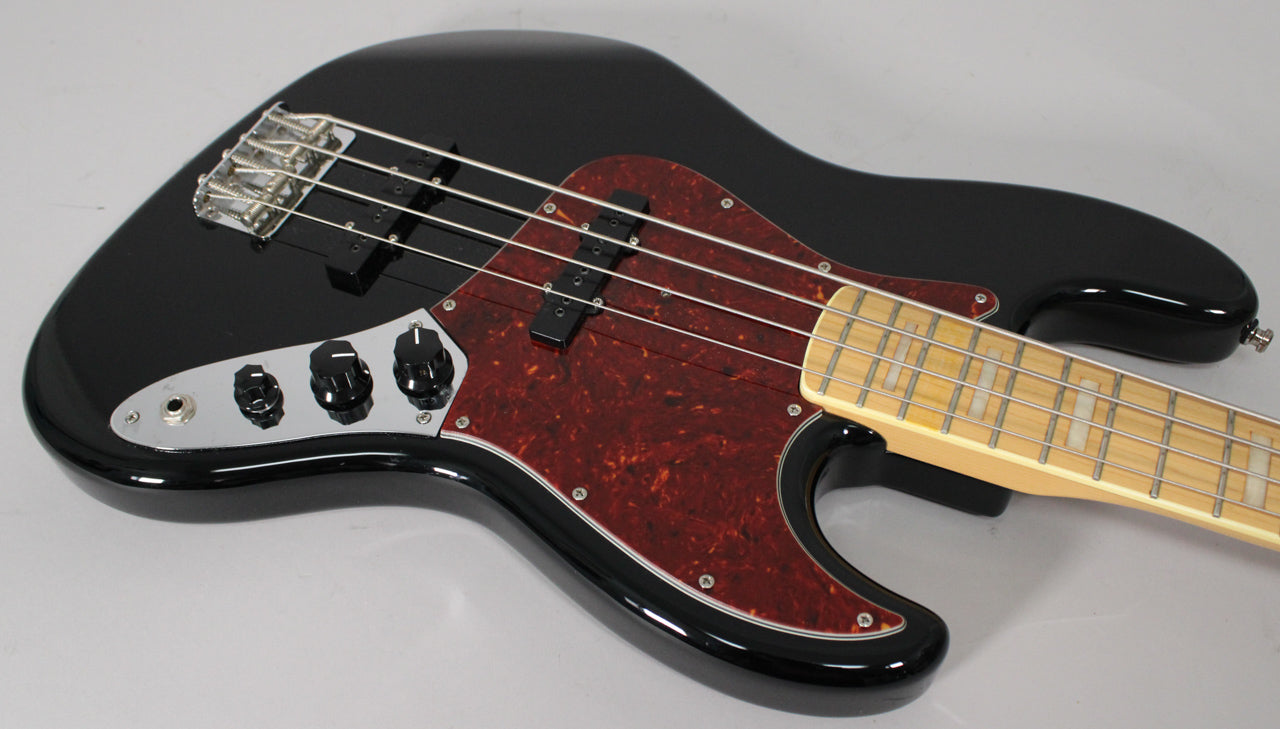 1994 Fender MIJ JB-75 70s Jazz Bass Maple Black Finish – Imperial