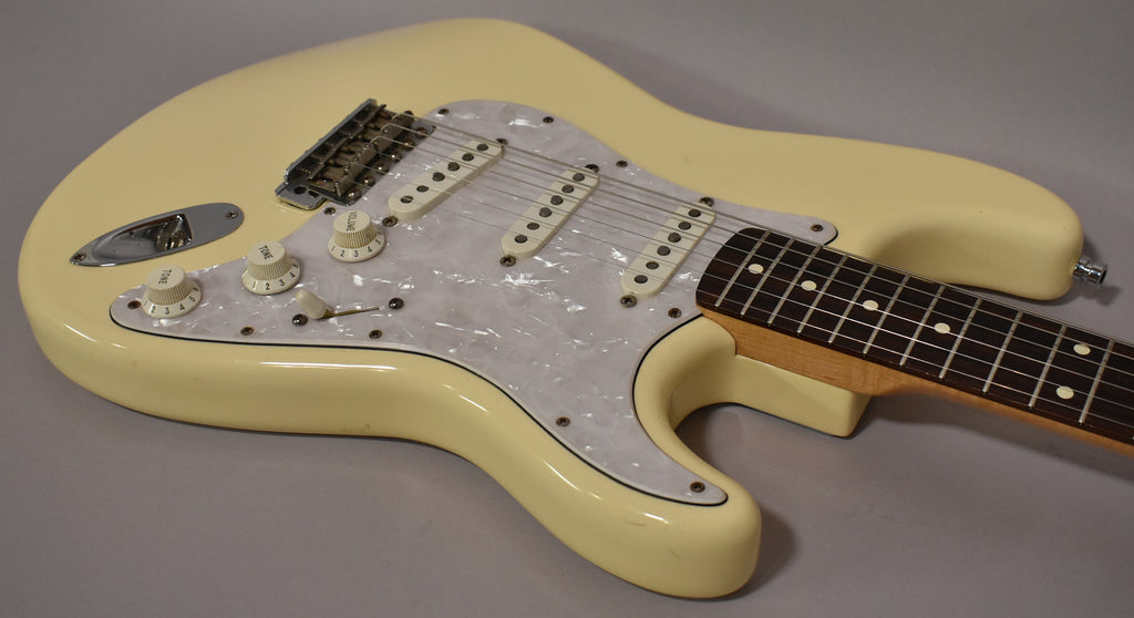 1994 Fender Custom Shop '62 Stratocaster Olympic White Matching Headstock w/OHSC