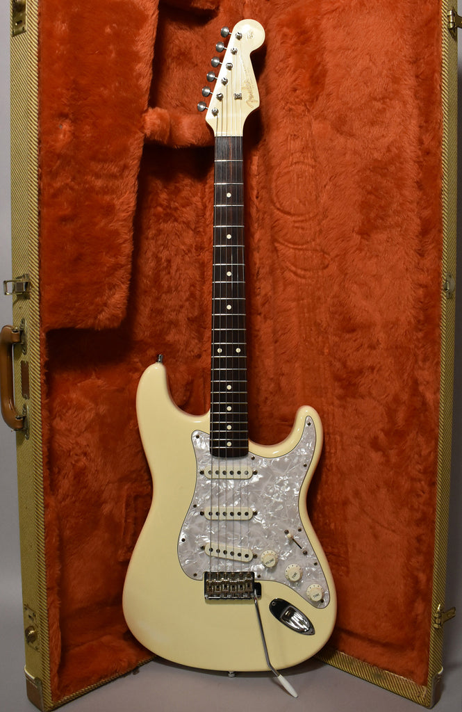 1994 Fender Custom Shop '62 Stratocaster Olympic White Matching Headstock w/OHSC