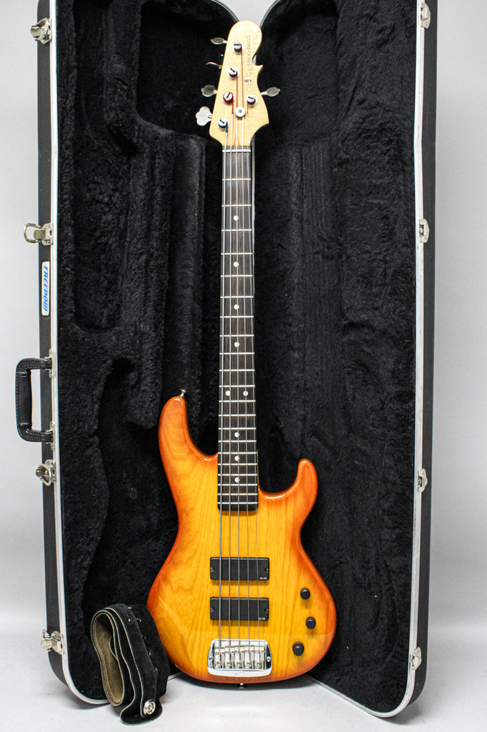 1995-G_L-L-5500-Bass-Orange-Flame-5-String-Bass-1